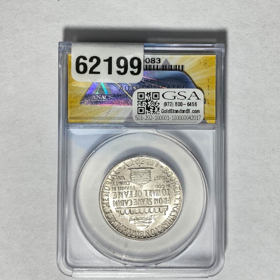 1946-S 50C Booker T. Washington ANACS MS64