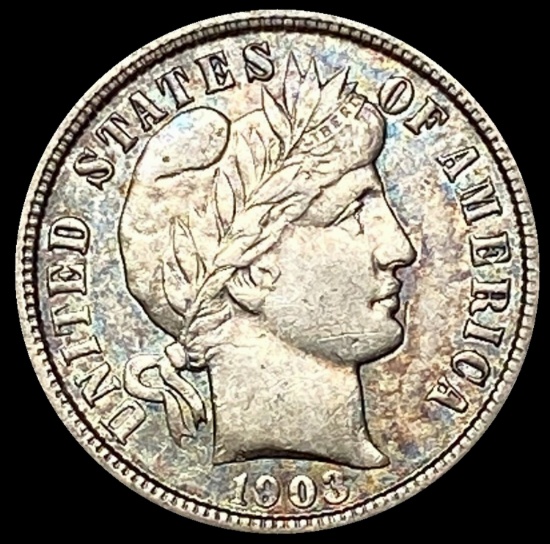 1903 Barber Dime CLOSELY UNCIRCULATED