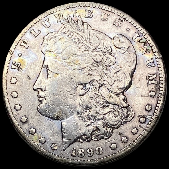 1890-CC Silver Morgan Dollar LIGHTLY CIRCULATED