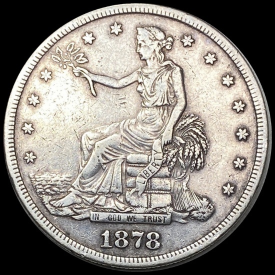 1878-S Silver Trade Dollar LIGHTLY CIRCULATED
