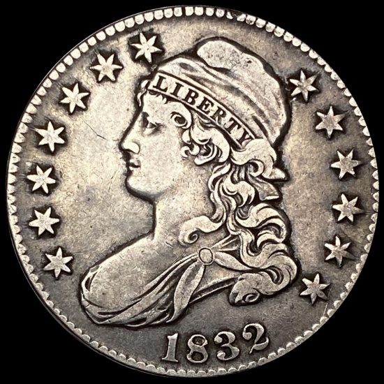 1832 Capped Bust Half Dollar LIGHTLY CIRCULATED