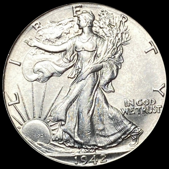 1942-D Silver Half Dollar (Walking Liberty) UNCIRCULATED