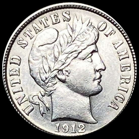 1912 Barber Dime UNCIRCULATED