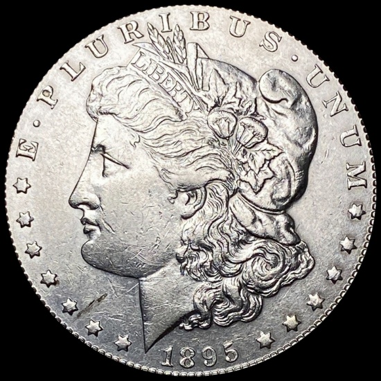 1895-O Morgan Silver Dollar CHOICE AU