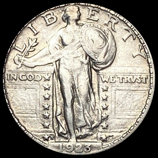 1923-S Standing Liberty Silver Quarter NEARLY UNCIRCULATED