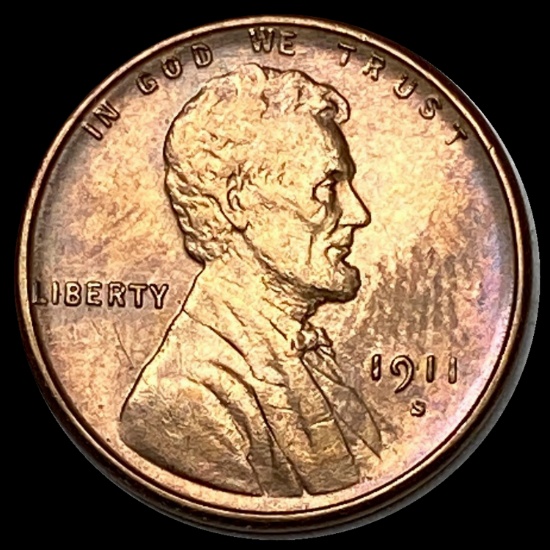 1911-S Lincoln Wheat Cent UNCIRCULATED