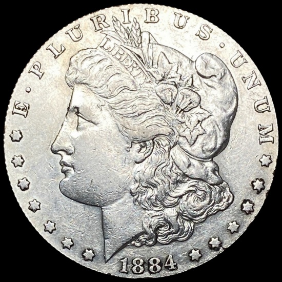 1884-S Silver Morgan Dollar CLOSELY UNCIRCULATED