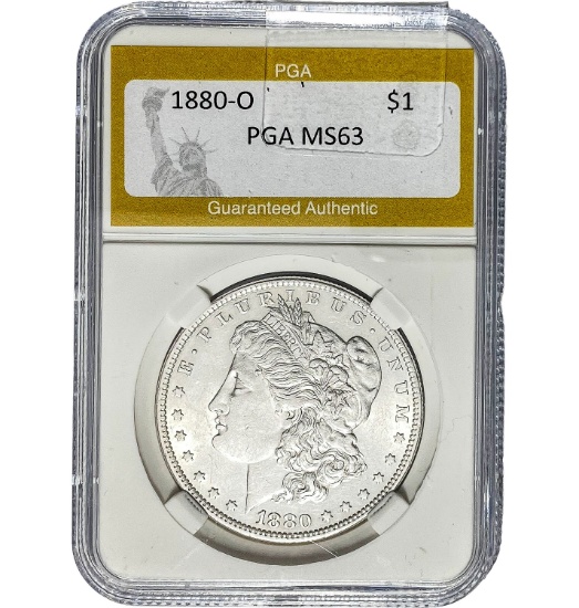 1880-O Morgan Dollar PGA MS63