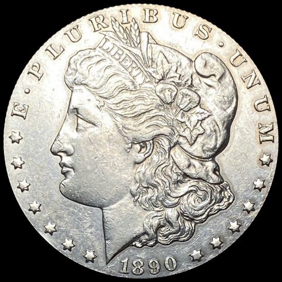 1890-CC Morgan Silver Dollar CLOSELY UNCIRCULATED