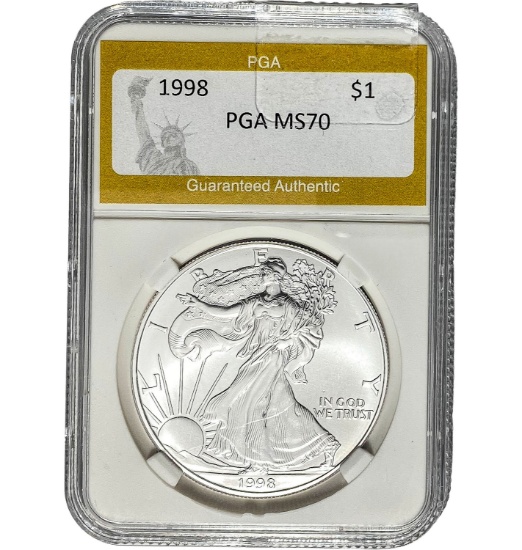 1998 Silver Eagle PGA MS70