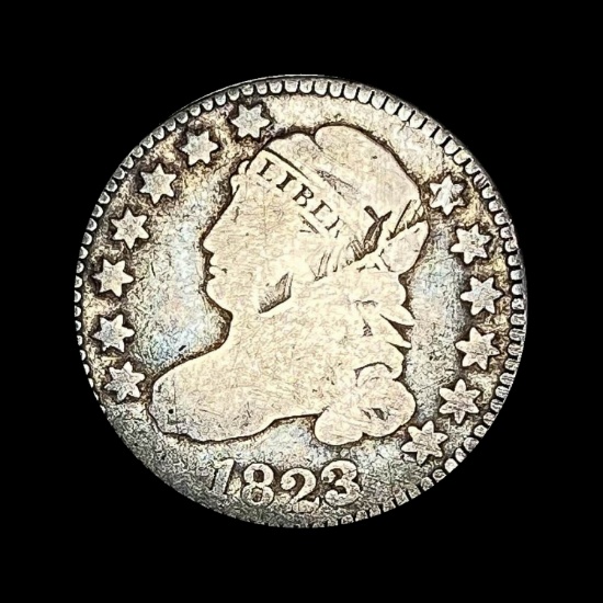 1823 Capped Bust Dime NICELY CIRCULATED