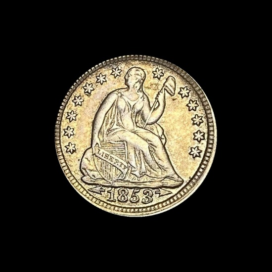 1853 Silver Half Dime (No Arrows) LIGHTLY CIRCULATED