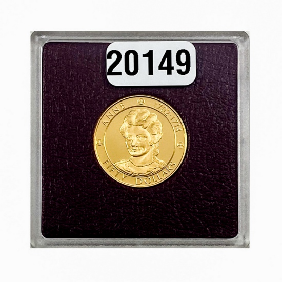 1977 Gold $50 Anne