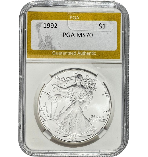 1992 Silver Eagle PGA MS70