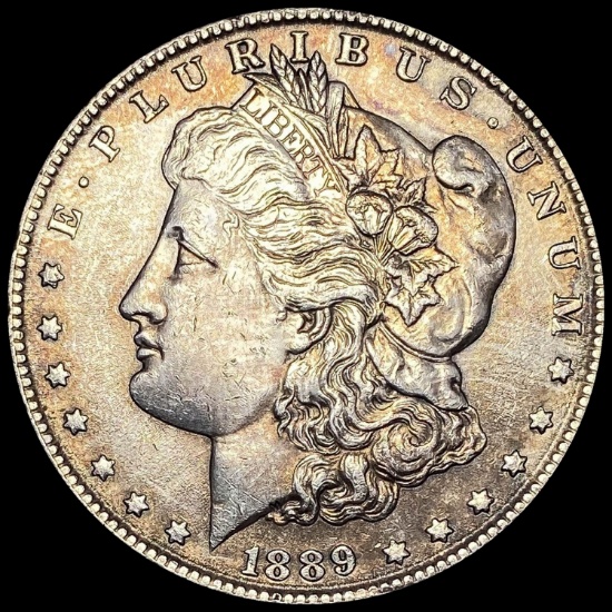 1889 Morgan Silver Dollar NEARLY UNCIRCULATED