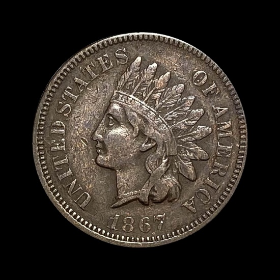 1867 Indian Head Cent LIGHTLY CIRCULATED