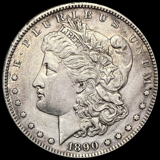 1890 Silver Morgan Dollar CLOSELY UNCIRCULATED