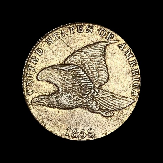 1858 Flying Eagle Cent CLOSELY UNCIRCULATED