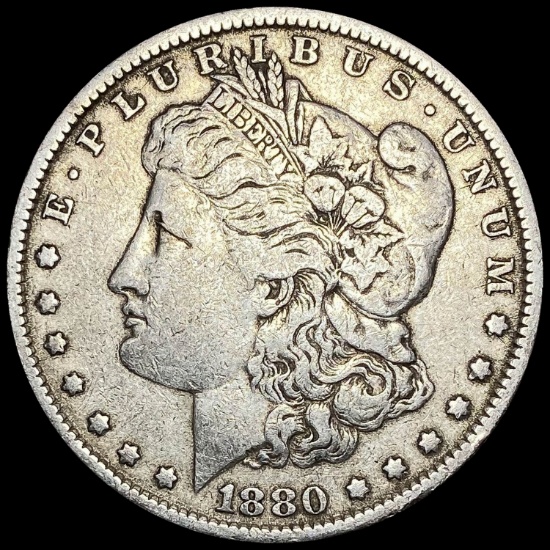 1880-S Silver Morgan Dollar LIGHTLY CIRCULATED