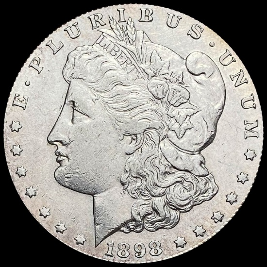 1898-S Silver Morgan Dollar CHOICE AU