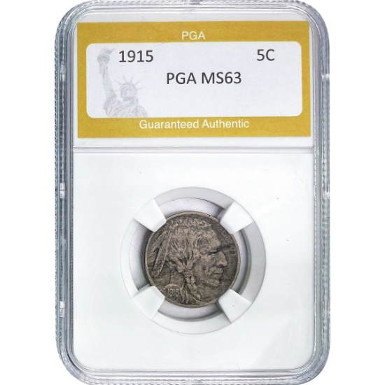 1915 Buffalo Nickel PGA MS63