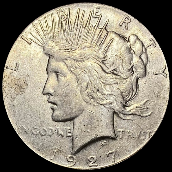 1927 Silver Peace Dollar CLOSELY UNCIRCULATED
