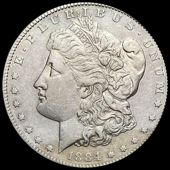 1884-S Silver Morgan Dollar CLOSELY UNCIRCULATED