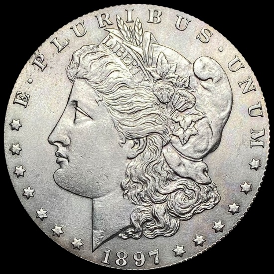 1897 Silver Morgan Dollar CHOICE BU