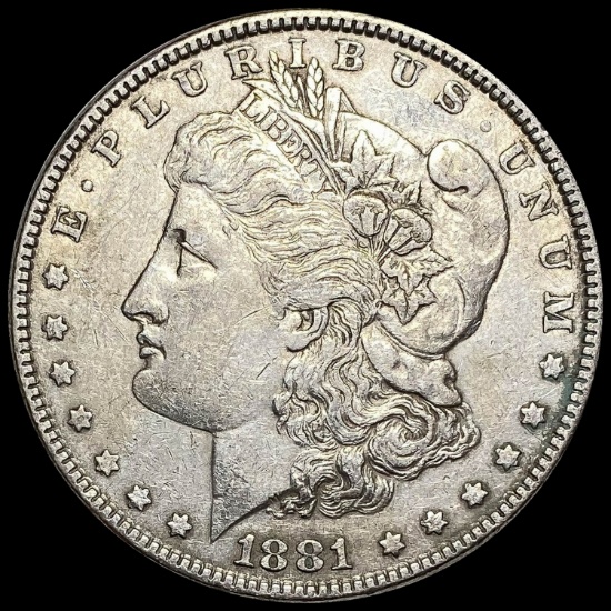 1881 Morgan Silver Dollar CLOSELY UNCIRCULATED