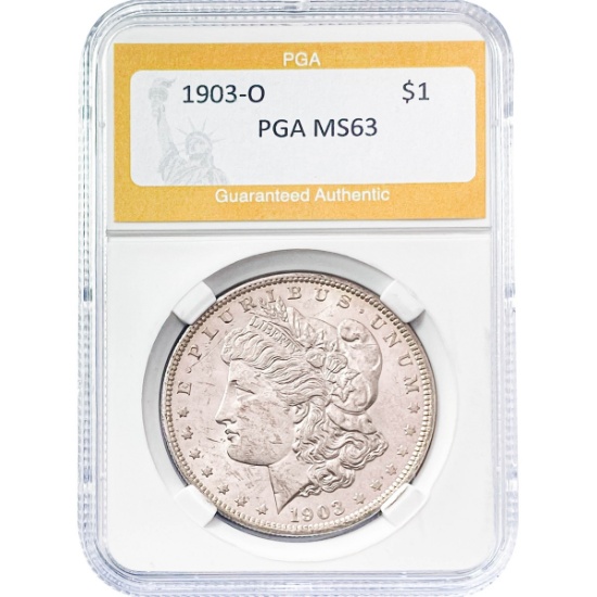 1903-O Morgan Silver Dollar PGA MS63