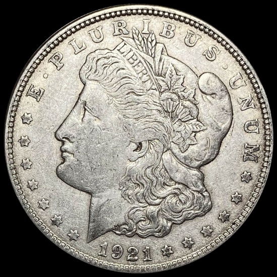 1921 Silver Morgan Dollar NEARLY UNCIRCULATED