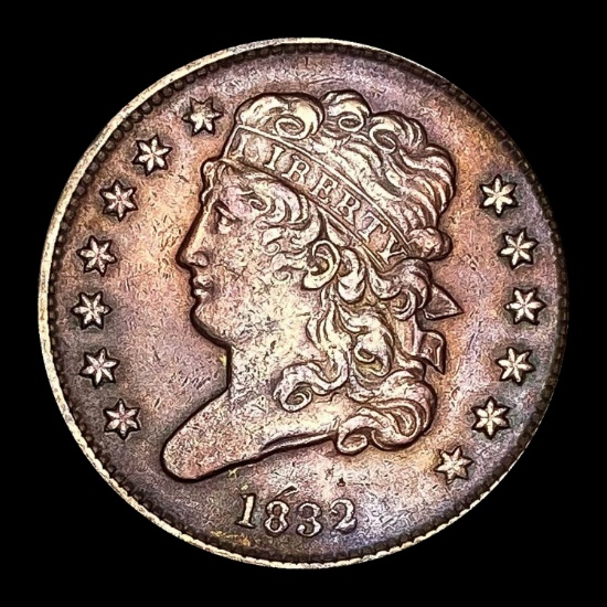 1832 Classic Head Half Cent NEARLY UNCIRCULATED