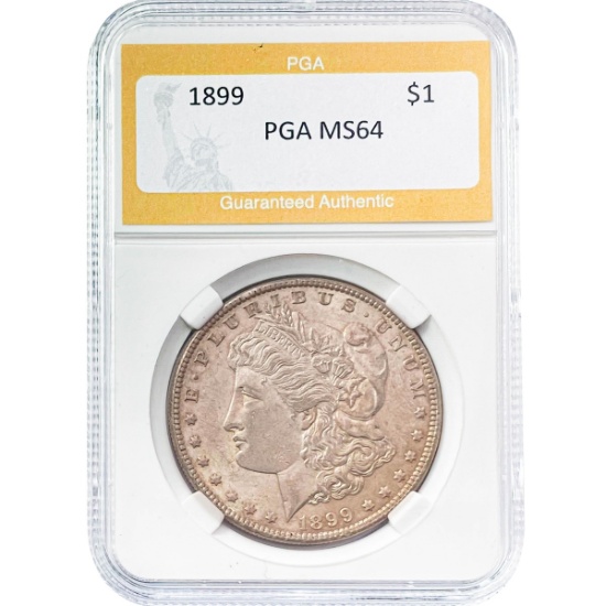 1899 Morgan Silver Dollar PGA MS64