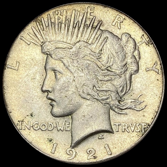 1921 Silver Peace Dollar CLOSELY UNCIRCULATED