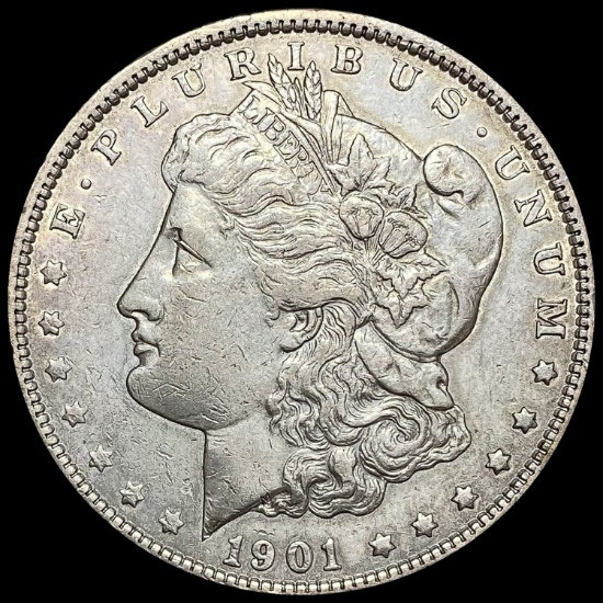 1901 Morgan Silver Dollar CLOSELY UNCIRCULATED