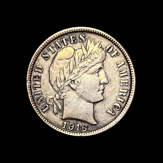 1916 Barber Dime HIGH GRADE