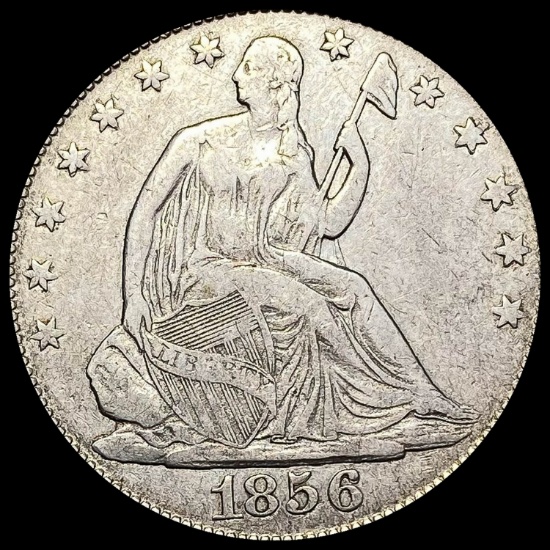 1856-O Silver Half Dollar LIGHTLY CIRCULATED
