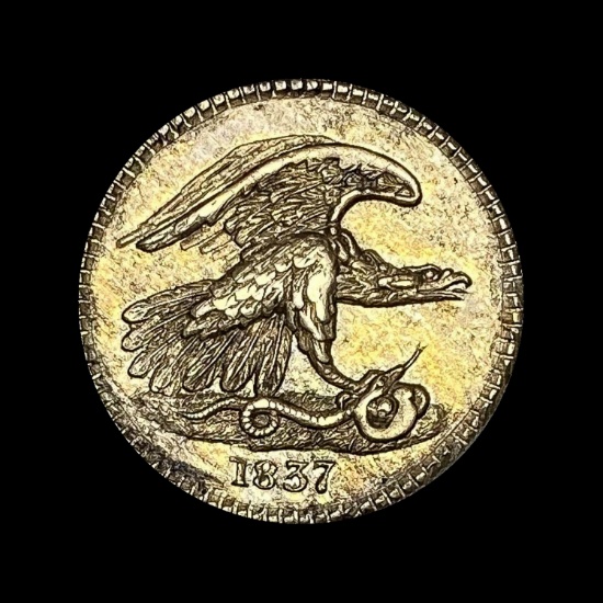 1837 Feuchtwanger Composition One Cent UNCIRCULATED