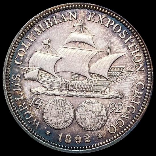 1892 Silver Columbian Exposition Half Dollar UNCIRCULATED