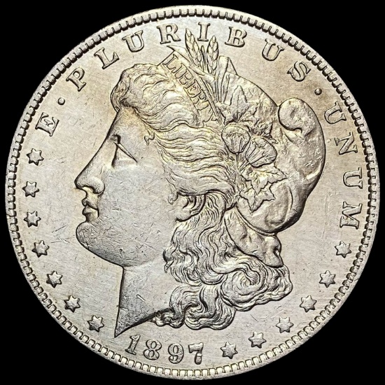 1897 Morgan Silver Dollar CLOSELY UNCIRCULATED