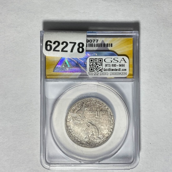 1923-S 50C Monroe ANACS AU58