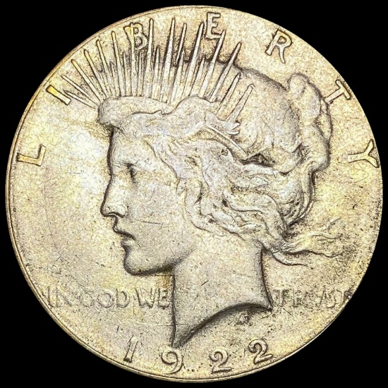 1922 Peace Silver Dollar LIGHTLY CIRCULATED
