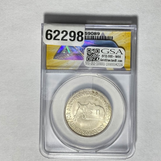1953-S 50C Washington-Carver ANACS MS64