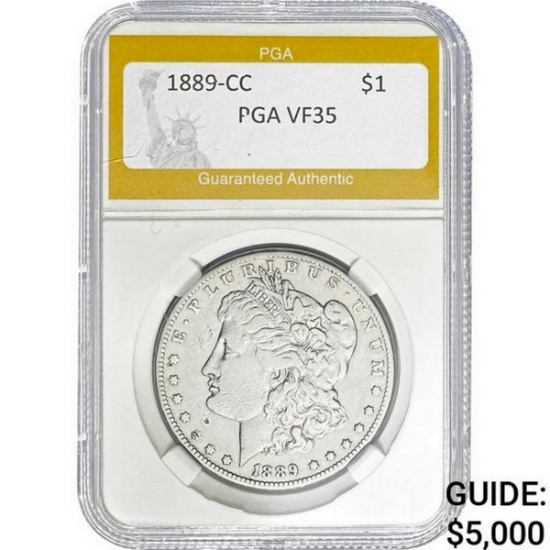 1889-CC Morgan Dollar PGA PGA VF35
