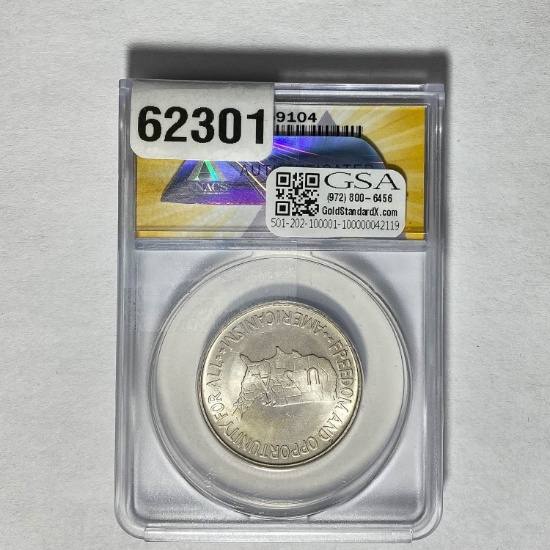 1953 50C Washington-Carver ANACS MS66