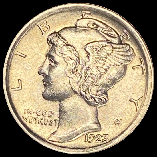 1923 Silver Mercury Dime CHOICE BU
