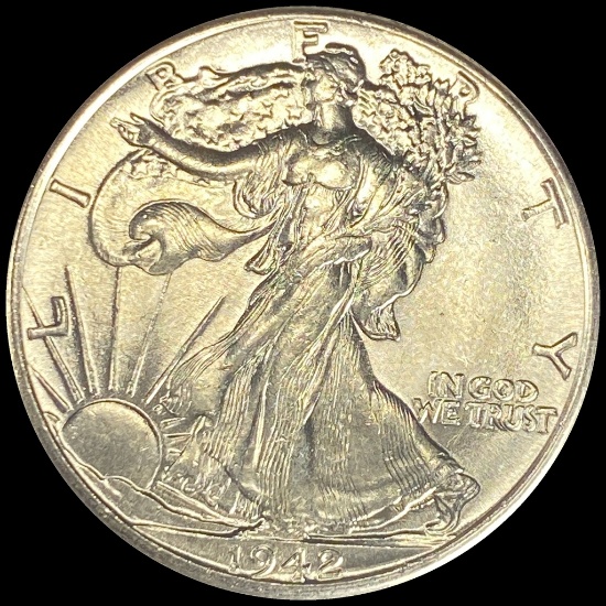 1942 Silver Half Dollar (Walking Liberty) GEM BU