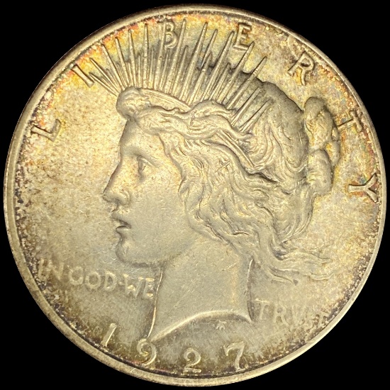 1927 Silver Peace Dollar CLOSELY UNCIRCULATED