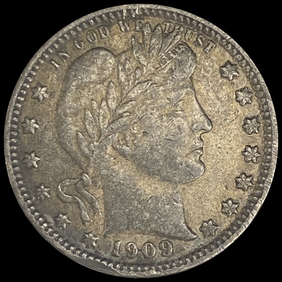 1909-O Barber Quarter HIGH GRADE