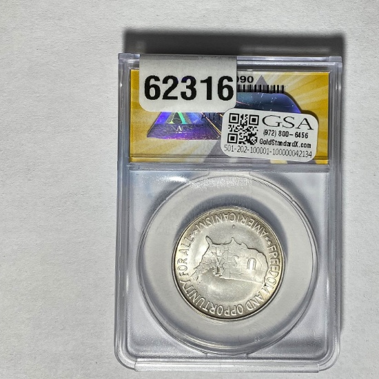 1953-S 50C Washington-Carver ANACS MS64